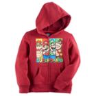 Boys 4-7 Super Mario Bros. Character Zip Hoodie, Size: L(7), Red