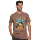 Men's Cotton Links Tropical Graphic Tee, Size: Large, Med Brown