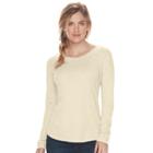 Women's Sonoma Goods For Life&trade; Everyday Crewneck Tee, Size: Medium, White