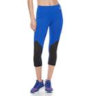 Women's Fila Sport&reg; Mesh Panel Capri Leggings, Size: Xs, Med Blue