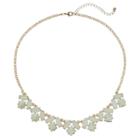 Mudd&reg; Mint Green Faceted Stone Cluster Necklace, Women's, Green Oth