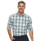 Men's Croft & Barrow&reg; Classic-fit Quick-dry Outdoor Button-down Shirt, Size: Large, Med Orange