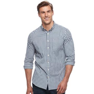 Big & Tall Sonoma Goods For Life Flexwear Modern-fit Button-down Shirt, Men's, Size: 4xb, Natural