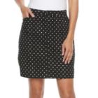 Women's Croft & Barrow&reg; Essential Twill Skort, Size: 10, Black