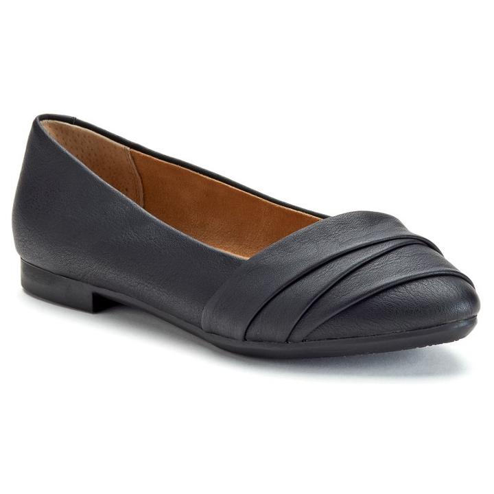 Sonoma Goods For Life&trade; Women's Pleated Ballet Flats, Size: 5.5, Black