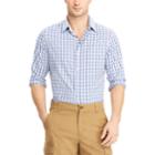 Men's Chaps Classic-fit Moisture-wicking Woven Button-down Shirt, Size: Medium, Purple