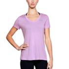 Women's Under Armour Tech Short Sleeve Tee, Size: Medium, Beige Over