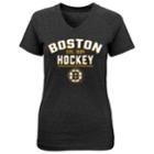 Girls 7-16 Boston Bruins Flawless Tee, Size: M 10-12, Black