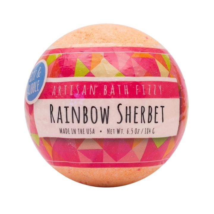 Fizz & Bubble Large Rainbow Sherbet Bath Fizzy, Multicolor