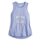 Girls 7-16 & Plus Size Mudd&reg; High-low Swing Tank Top, Size: 12, Blue (navy)