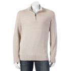 Men's Dockers Classic-fit 7gg Quarter-zip Sweater, Size: Xl, Red/coppr (rust/coppr)
