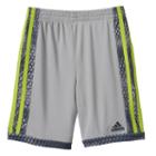 Boys 4-7x Adidas Striped Mesh Shorts, Boy's, Size: 5, Silver