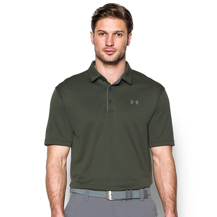 Men's Under Armour Tech Polo, Size: Large, Lt Green