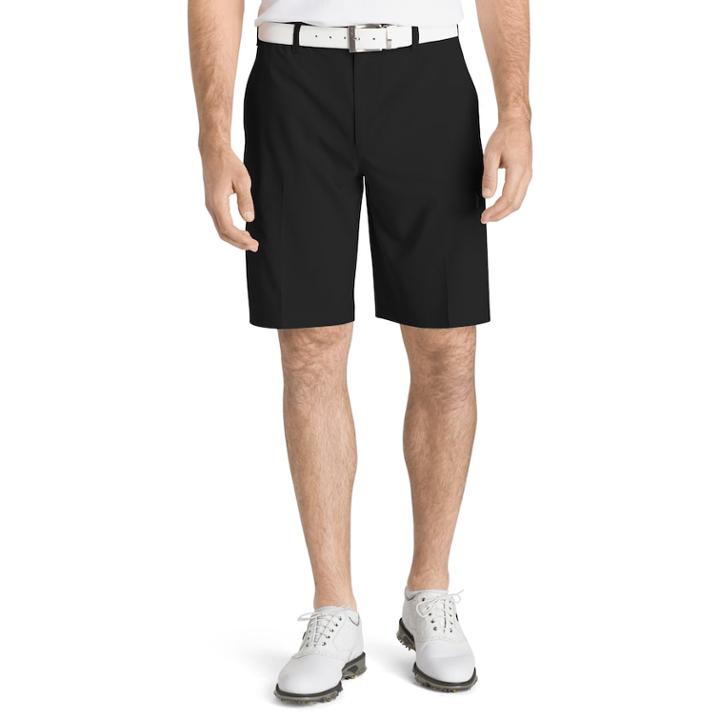 Men's Izod Swingflex Classic-fit Performance Cargo Golf Shorts, Size: 38, Black