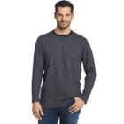 Men's Arrow Classic-fit Mock-layer Crewneck Sweatshirt, Size: Xxl, Black