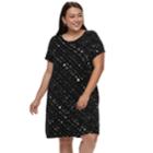 Plus Size Apt. 9&reg; Cuffed T-shirt Dress, Women's, Size: 1xl, Black