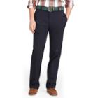 Big & Tall Izod Twill Flat-front Pants, Men's, Size: 50x32, Blue (navy)