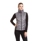 Women's Champion Insulated Puffer Vest, Size: Medium, Grey