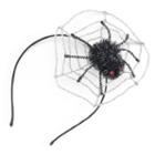 Halloween Spiderweb Headband, Women's, Black