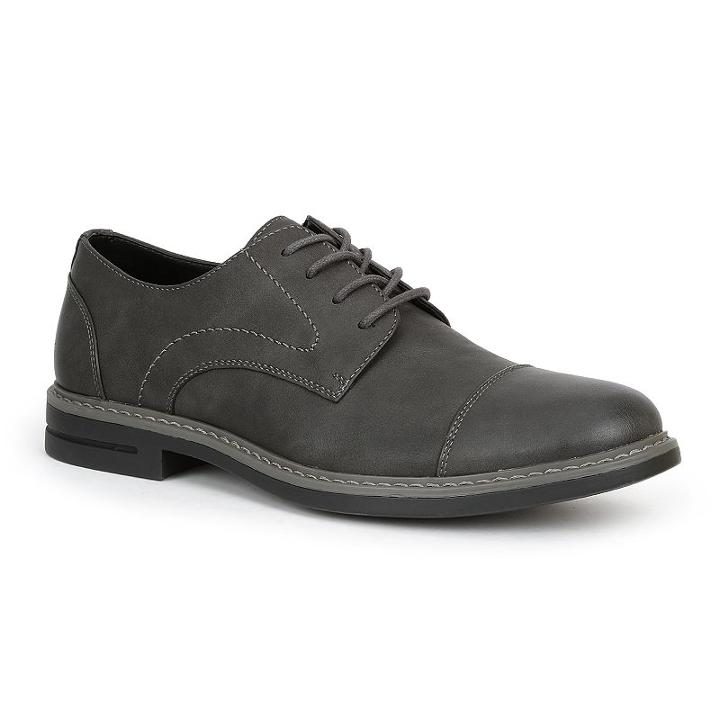 Izod Cabot Men's Oxfords, Size: Medium (12), Dark Grey