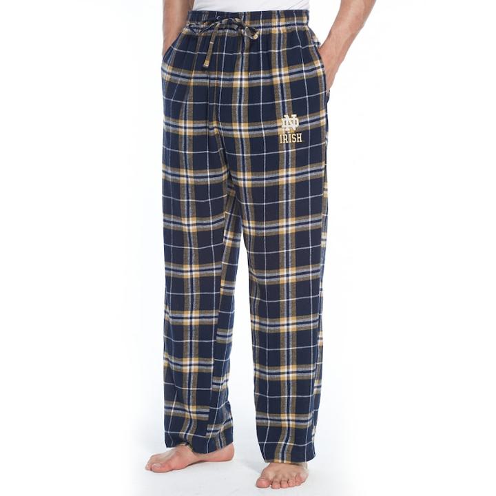 Men's Concepts Sport Notre Dame Fighting Irish Huddle Lounge Pants, Size: Large, Blue (navy)