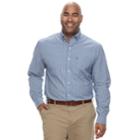 Big & Tall Izod Premium Essentials Classic-fit Stretch Button-down Shirt, Men's, Size: 2xb, Brt Blue