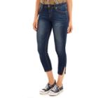 Juniors' Wallflower Legendary Side Slit Jean Capris, Teens, Size: 7, Yellow Oth