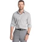 Men's Van Heusen Traveler Stretch Classic-fit No-iron Button-down Shirt, Size: Medium, Med Grey