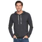 Men's Sonoma Goods For Life&trade; Classic-fit Flexwear Hoodie Tee, Size: Medium, Grey