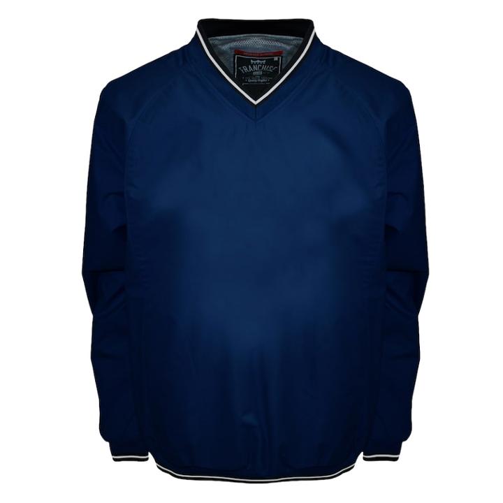 Men's Franchise Club Elite Windshell Pullover Jacket, Size: Xxl, Blue (navy)