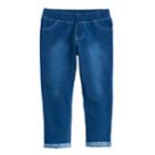 Girls 4-10 Jumping Beans&reg; Ankle Jeggings, Size: 5, Blue