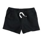Girls 4-10 Jumping Beans&reg; Pom-pom Trim Pockets French Terry Shorts, Size: 6x, Black