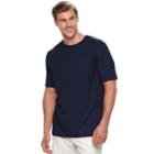 Big & Tall Croft & Barrow&reg; Classic-fit Easy-care Interlock Tee, Men's, Size: L Tall, Blue