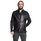 Men's Excelled Leather Moto Vest, Size: Xl, Black
