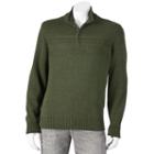 Big & Tall Dockers&reg; Classic-fit Quarter-zip Sweater, Men's, Size: 4xb, Dark Green
