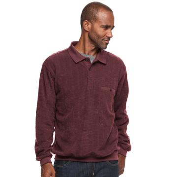 Big & Tall Safe Harbor Classic-fit Banded-bottom Polo, Men's, Size: 2xb, Dark Red