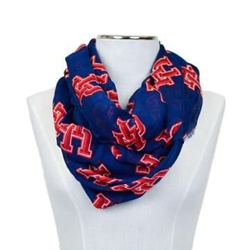 Women's Zoozatz Houston Cougars Logo Infinity Scarf, Multicolor