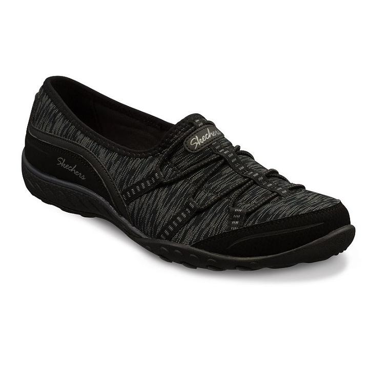 Skechers Relaxed Fit Breathe Easy Golden Women's Shoes, Size: 7, Grey (charcoal)