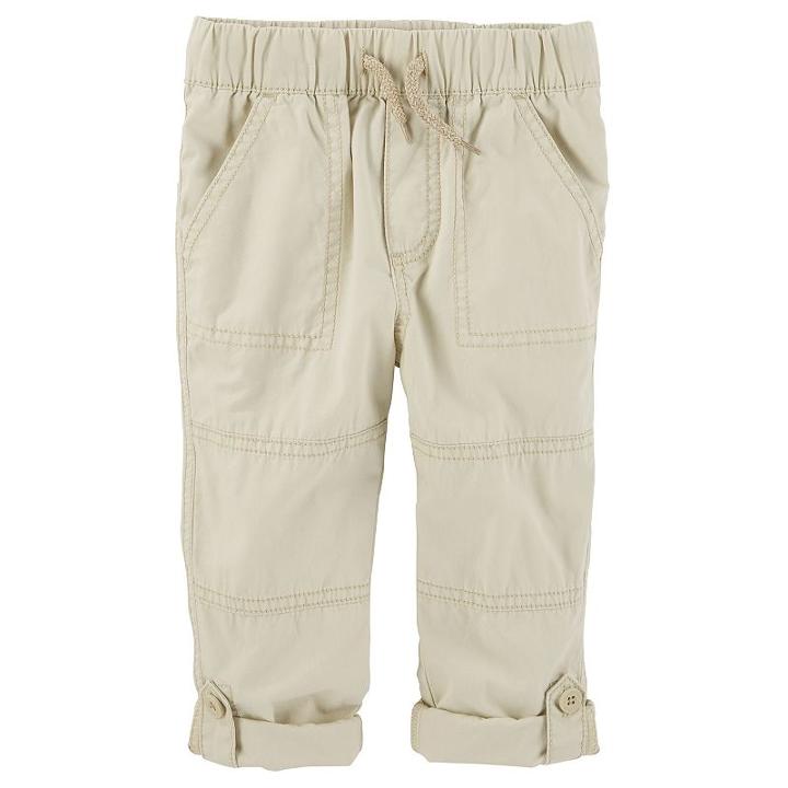 Oshkosh B'gosh, Boys 4-8 &reg; Convertible Roll Tab Pants, Boy's, Size: 6, Brown
