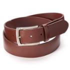 Men's Grand Slam Striped Embossed Leather Golf Belt, Size: 42, Beige Oth