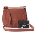 Stone & Co. Talia Phone Charging Saddle Bag, Women's, Dark Brown