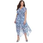 Plus Size Jennifer Lopez V-hem Wrap Dress, Women's, Size: 2xl, Blue