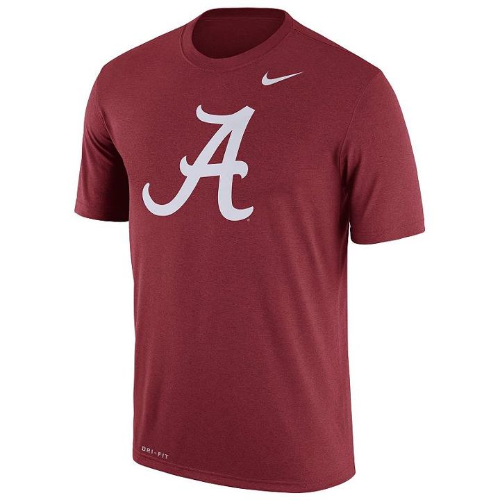 Men's Nike Alabama Crimson Tide Legend Dri-fit Tee, Size: Large, Red