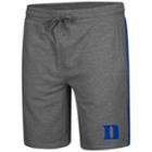 Men's Colosseum Duke Blue Devils Sledge Ii Terry Shorts, Size: Xl, Dark Grey