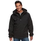 Men's Free Country Bibbed Hooded Jacket, Size: Small, Black