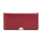 Apt. 9&reg; Lambskin Leather Rfid-blocking Slim Clutch, Women's, Red