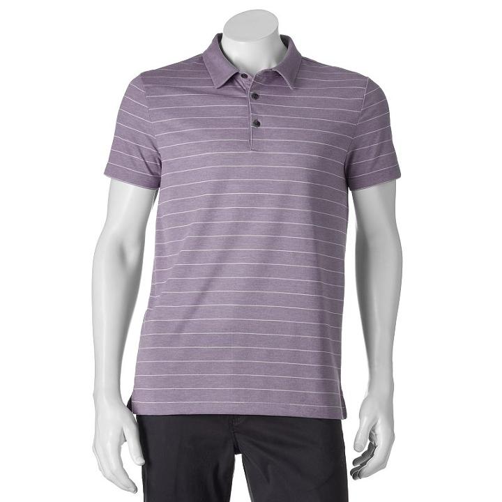 Men's Apt. 9&reg; Slim-fit Stretch Polo, Size: Xlg Slim, Drk Purple