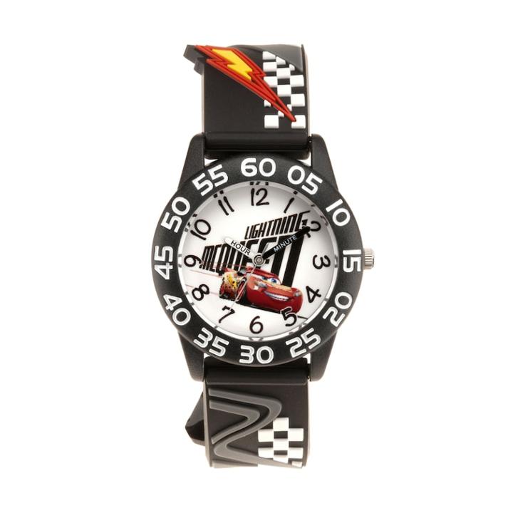 Disney / Pixar Cars 3 Lightning Mcqueen Time Teacher Watch, Kids Unisex, Size: Medium, Black