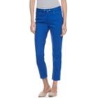 Women's Elle&trade; Cuffed Skinny Capri Jeans, Size: 10, Blue
