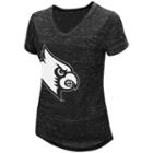 Women's Campus Heritage Louisville Cardinals Pocket Tee, Size: Medium, Dark Grey